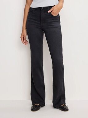 Good American Soft Tech Good Classic Bootcut Jeans